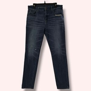 American Eagle Outfitters Dark Blue Slim Straight Jeans